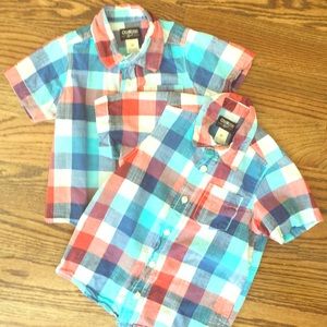 Boys Gingham Shirts